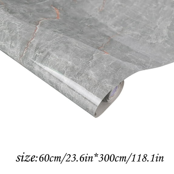 Qholemyo Kitchen High Temperature Resistant Aluminum Foil Wall Stickers Oil Proof Self Adhesive Wallpaper Cabinet Decor