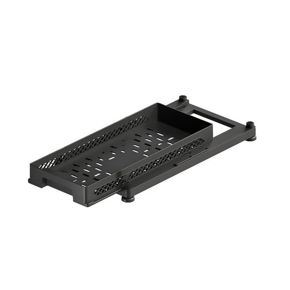 Qholemyo Kitchen Pull Out Under Sink Shelf Storage Rack Multi Functional Bathroom Layered Spice Storage With Storage