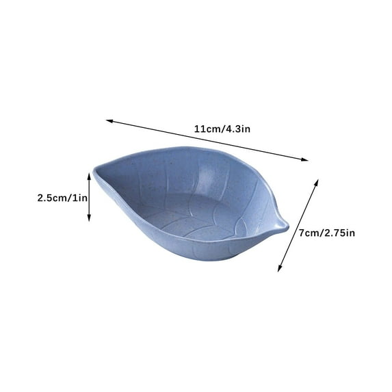 Qholemyo Kitchen Tableware Snack Vegetable Serving Tray Vinegar Dipping Plates Food Tray