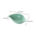 thumbnail image 1 of Qholemyo Kitchen Tableware Snack Vegetable Serving Tray Vinegar Dipping Plates Food Tray, 1 of 5
