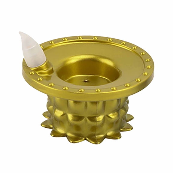 Qholemyo LED Candle Light Indian Small Oil Lamp Floating Water Candle Lantern Festival Water Decoration Ornaments Candle Lamp Fake Candles Battery Candle