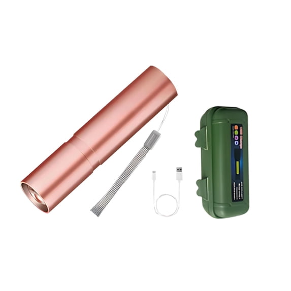 Qholemyo LED Strong Light Mini Multi Functional Outdoor Emergency Portable USB Charging Light with rechargeable led flashlight handheld flashlights flashlights for emergencies