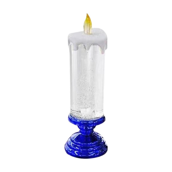 Qholemyo LED Water-filled Wax Candle Lamp LED Candle Flameless Candle Battery Operated Candles Candle Light