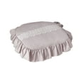 thumbnail image 1 of Qholemyo Lace Embroidery Pure Chair Pads Square Sponge Cushions Ruffle Cushions Washable Seat Cushions for Chair, 1 of 6