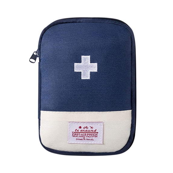 Qholemyo Large Capacity Emergency Medical Bag Portable First Aid Storage Bag For Home Business Trips