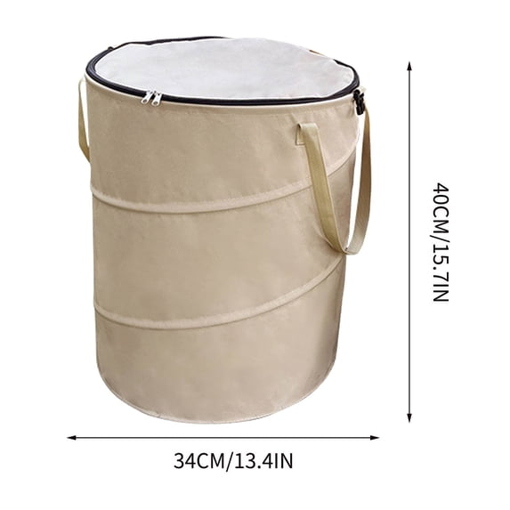 Qholemyo Large Capacity Foldable Portable Outdoor Camping Trash Can With Lid Garbage Can For Camping Outdoor Use