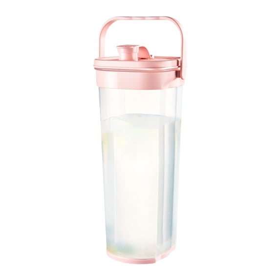 Qholemyo Large Capacity Fridge Pitcher Insulated Fruit Infuser Water Pitcher Handheld Beverage Dispenser Cold Brew Iced Tea Pitcher