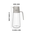 thumbnail image 1 of Qholemyo Large Capacity Glass Oil Dispenser For Kitchen Automatic Opening And Closing Olive Oil Bottle Household Cooking Oil Dispenser Kitchen Gadgets Seasoning Bottle, 1 of 6