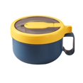 thumbnail image 1 of Qholemyo Large Capacity Instant Bowl Bucket Lunch Box With Compartment For Student Dormitory Office Adults, 1 of 6