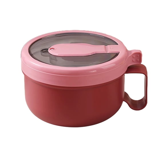 Qholemyo Large Capacity Instant Bowl Bucket Lunch Box With Compartment For Student Dormitory Office Adults