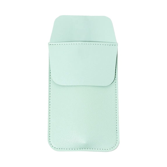 Qholemyo Large Capacity Leather Pencil Case Pouches Leak Proof Pouch Bags Durable Organizer For NursesMakeup Bag For Purse
