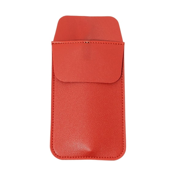 Qholemyo Large Capacity Leather Pencil Case Pouches Leak Proof Pouch Bags Durable Organizer For NursesMakeup Bag For Purse
