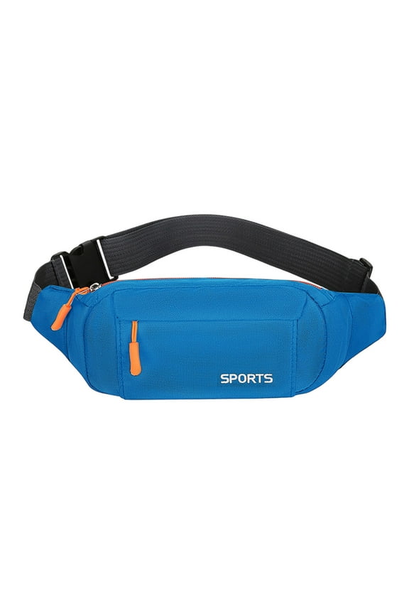 Large Capacity Lightweight Multifunctional Sports Waist Pack Multi Opening Chest Bag Thick Fabric Crossbody Shoulder Bag For Men Women Gym