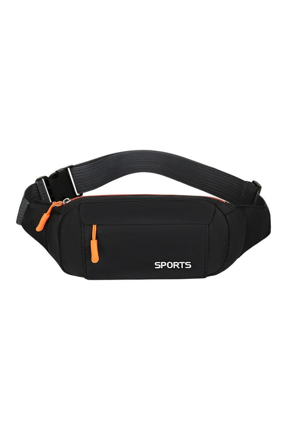 Large Capacity Lightweight Multifunctional Sports Waist Pack Multi Opening Chest Bag Thick Fabric Crossbody Shoulder Bag For Men Women Gym