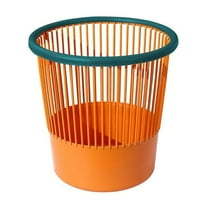Qholemyo Large Round Coverless Household Plastic Waste Basket Ring Trash Can Kitchen Trash Can Bathroom Trash Can Office Indoor Trash Can