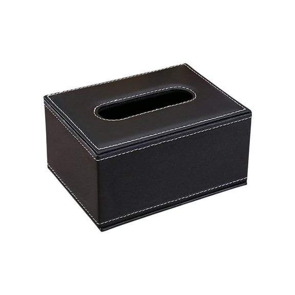 Qholemyo Leather Hotel Tissue Box Leather Restaurant Hotel Drawer Box, tissue box, boxes of tissues, European Originality Advertising Tissue Box
