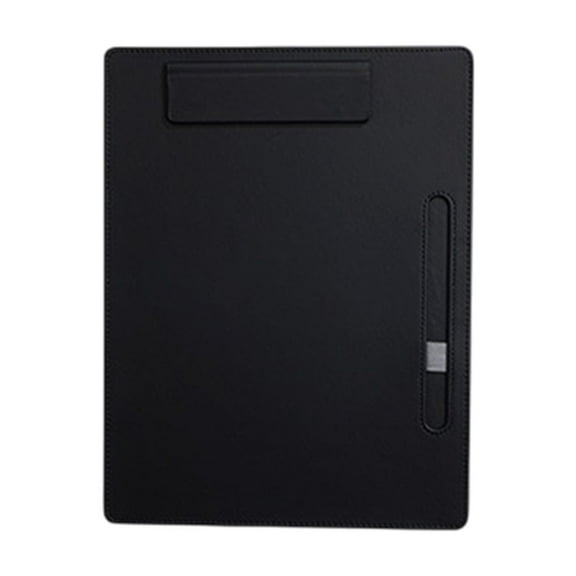Qholemyo Leather Plywood File Folder Board Student Notepad Writing Board Business Contract Signatures Pad Menu Document Organizer