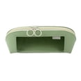 thumbnail image 1 of Qholemyo Leather-textured Pencil Case - Transparent Window, Waterproof Large Capacity Student Stationery Box, 1 of 5