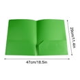 thumbnail image 1 of Qholemyo Letter Size Plastic File Folders With Pockets Heavy Duty Filing Folders For Documents Office School Colored Folders, 1 of 5