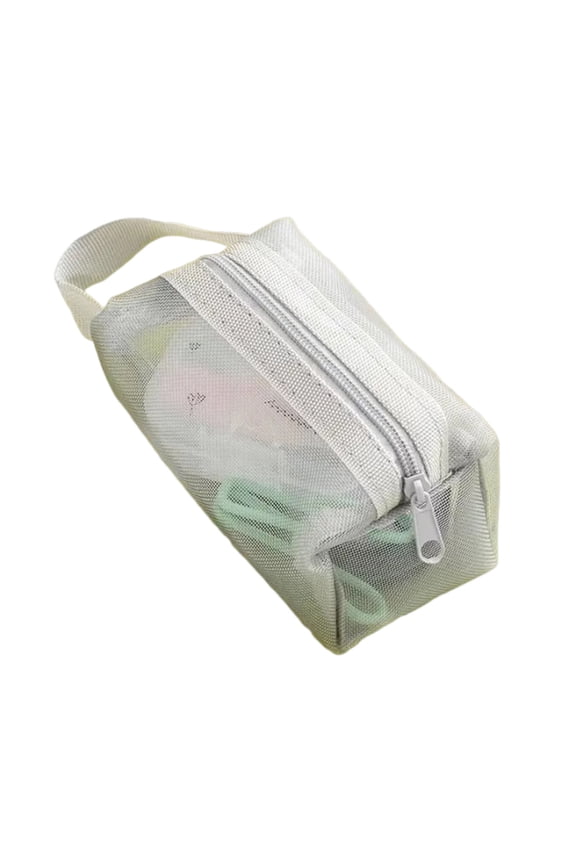 Mini Mesh Zipper Storage Bag Large Capacity Makeup Pouch Small Change Key Organizer Cosmetic Bag Travel Essentials