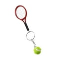 thumbnail image 1 of Qholemyo Mini Simulated Tennis Racket Keychain Sports Equipment Gift Bag Charm Keychain Charms Cute Keychain Sports Keychain, 1 of 3