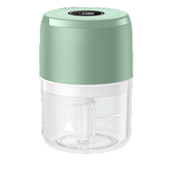 Qholemyo Mini Wireless Garlic Masher Rechargeable Food Chopper Garlic Mincer Tool For Baby Supplementary Food Preparation Kitchen Gadgets