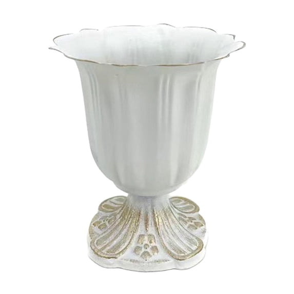 Qholemyo Modern Iron Decorative Flower Vase For Home Room Decor Wedding And Event Centerpiece