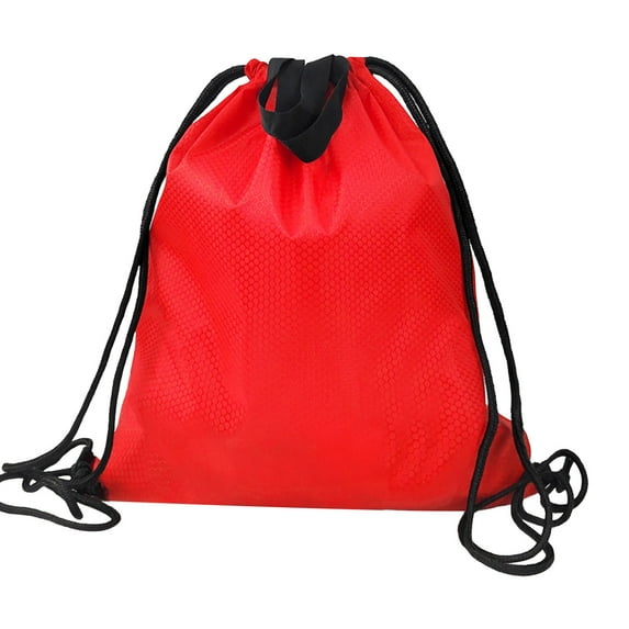 Qholemyo Multi Functional Waterproof Sports Drawstring Backpack - Oxfords Cloth Fitness Travel Storage Bag storage organizer travel storage