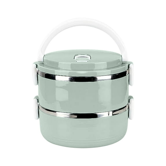 Qholemyo Multi Layer Stainless Steel Insulated Lunch Box For Students Food Storage Containers With Lids For Fresh Keeping