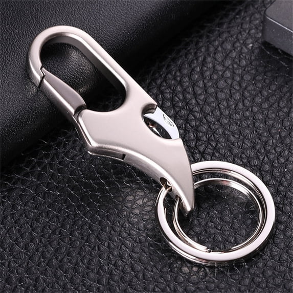 Qholemyo Multifunctional Key Ring With Beer Bottle Opener Portable Kitchen Gadgets Manual Mini Opener