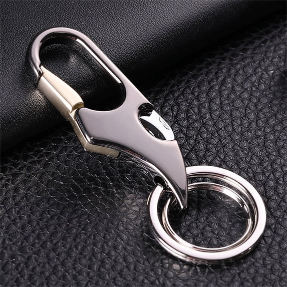 Qholemyo Multifunctional Key Ring With Beer Bottle Opener Portable Kitchen Gadgets Manual Mini Opener
