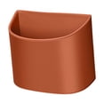 thumbnail image 1 of Qholemyo Multifunctional Leather Car Door Side Storage Box Hanging Car Trash Bin Cup Holders Small Car Garbage Can With Lid Vehicle Storage Box, 1 of 3