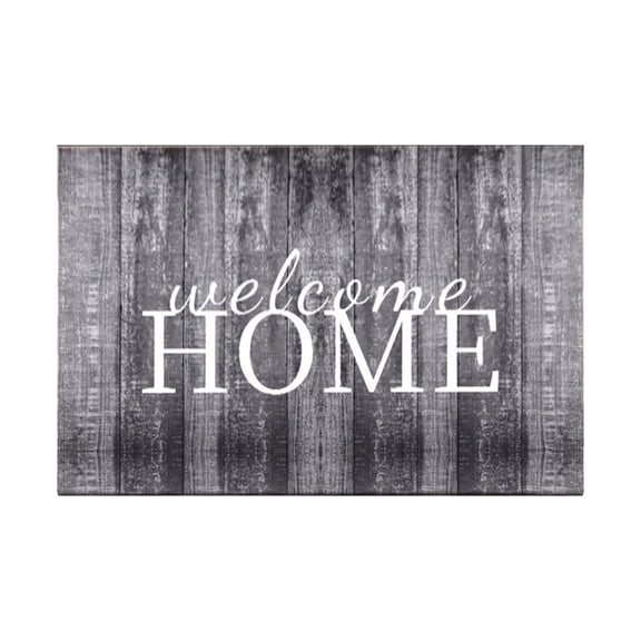 Qholemyo Non Slip Floor Mat Door Mat Indoor Entrance Washable Rugs Usa Village Style Floral Entrance Doorway Mat Thickened Dirt Repellent Kitchen Entrance Mat