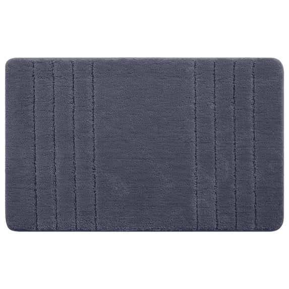 Qholemyo Non Slip Microfiber Bathroom Rug Super Absorbent Quick Dry Washable Bath Mat For Tub Sink