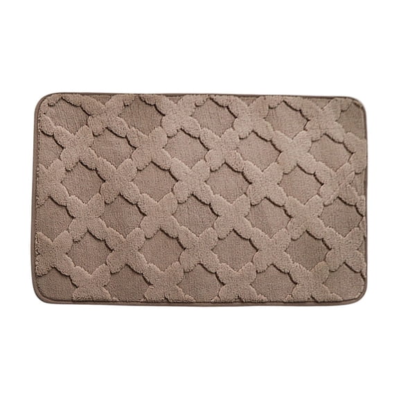 Qholemyo Non Slip Shower Mat Washable Rugs Bathroom Rugs Thickened Absorbent Non Slip Floor Mat For Restroom Bathroom Toilet Bedroom Door Entry Mat
