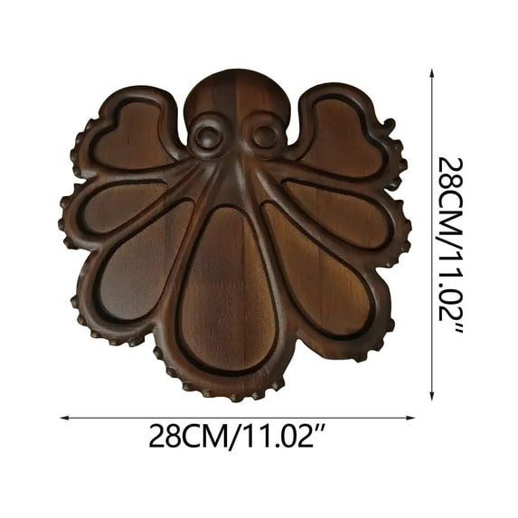 Qholemyo Octopus Shape Platter Good For Serving Cold Cuts Snacks Meat Cheese Fruit Serving Tray