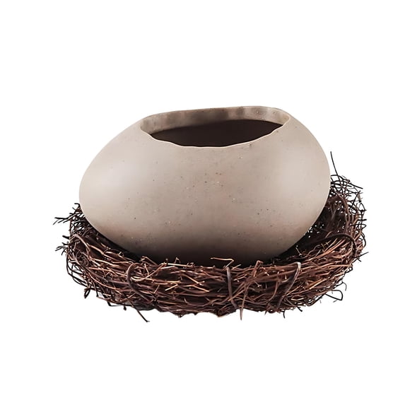 Qholemyo Oval Shaped Ceramic Dessert Bowl Kitchen Restaurant Tableware Yogurt Bowl Breakfast Bowl