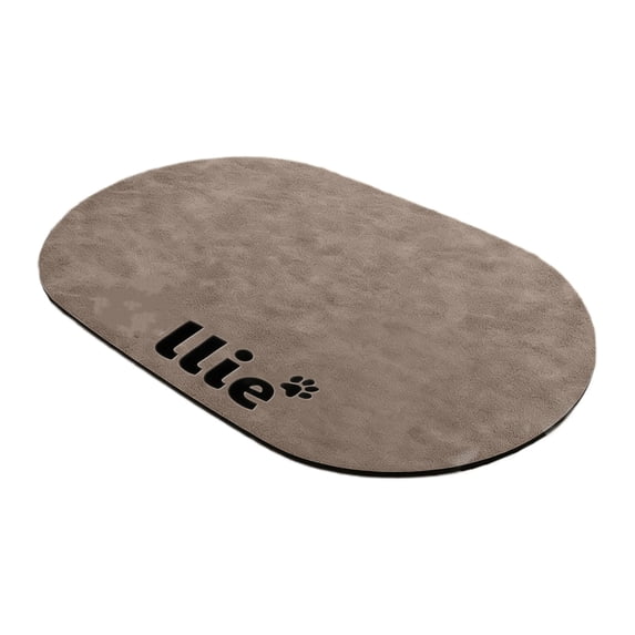 Qholemyo Pet Floor Mat Non Slip Floor Mat Washable Rugs Floor Mats For Home Highly Absorbent Quick Drying Stain Free Pet Food Water Bowl Mat For Dogs Cats
