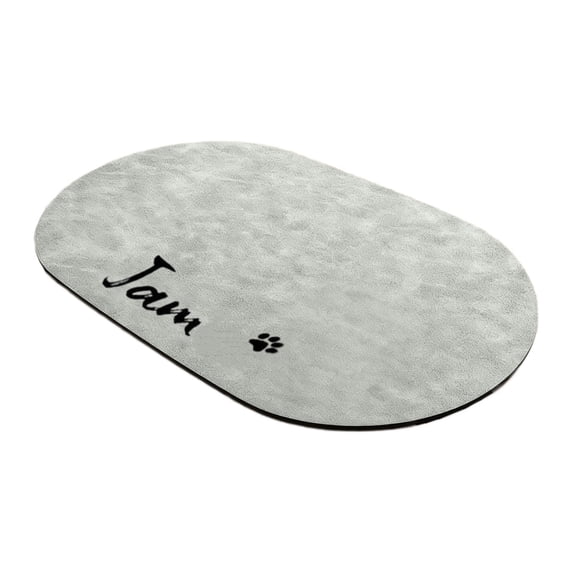 Qholemyo Pet Floor Mat Non Slip Floor Mat Washable Rugs Floor Mats For Home Highly Absorbent Quick Drying Stain Free Pet Food Water Bowl Mat For Dogs Cats