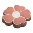thumbnail image 1 of Qholemyo Petal-Shaped Velvet Cushion - Doubles as Flooring Mat & Scandinavian Seat Cushion, Stylish Petal Velvet Throw Pillow for Home, 1 of 2