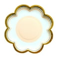 thumbnail image 1 of Qholemyo Petaly Shaped Disposable Paper Plates Set Party Plates Disposable Plates For Party Picnic Outdoor Fruit Cake Plates, 1 of 4