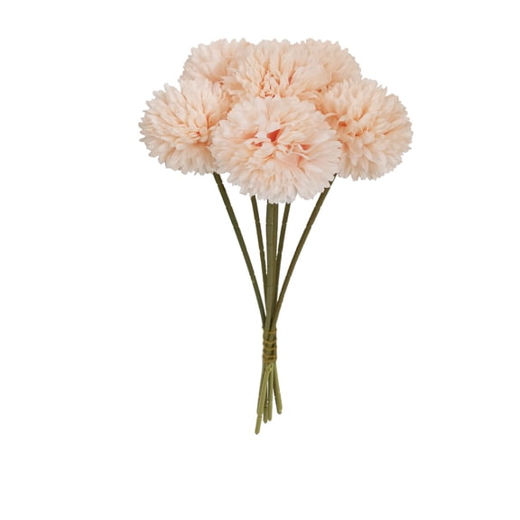 Qholemyo PingPong Chrysanthemum Fake Flowers Artificial Flowers For Wedding Hotel Home Decor