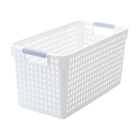 Qholemyo Plastic Laundry Basket With Silvery Handle For Collection Transport Clothing Suitable For Families Dorms Also Organize Toys Storage Basket Laundry Hamper