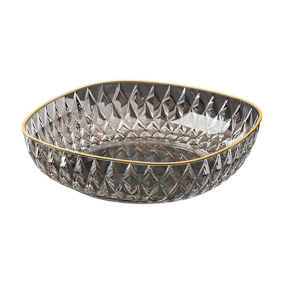Qholemyo Plastic Veggie Tray Drainable Food Serving Tray For Vegetable Salad Snack Kitchen Tool Multiuse Fruit Platter