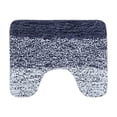thumbnail image 1 of Qholemyo Plush Microfiber U Shaped Toilet Mat Non Slip Absorbent Bath Rug Machine Washable Quick Dry, 1 of 7
