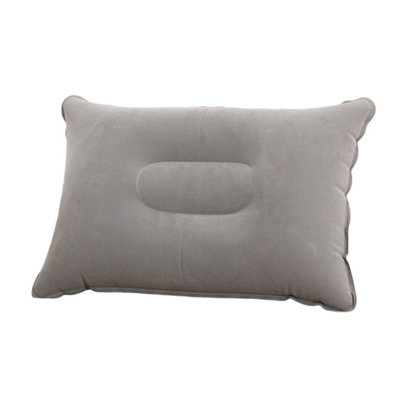 Qholemyo Plush Rectangular Inflatable Pillow Hotel Quality Soft Napping Cushion For Outdoor Camping Travel Home Goods