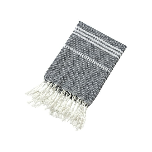 Qholemyo Polyester Turkish Beach Towel 90x180 With Tassel Woven Fringe Absorbent Adult Bath Towel Suitable For Beach Bath Towel Or Shawl Bathroom Towels Large Bath Towels