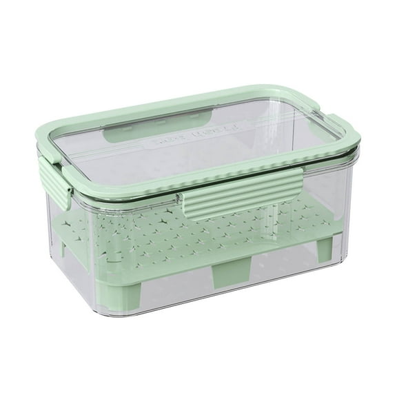 Qholemyo Portable Handle Airtight Food Storage Containers With Lids Outdoor Picnic Cold Storage Box Long Lasting Refrigeration Ice Bag Box