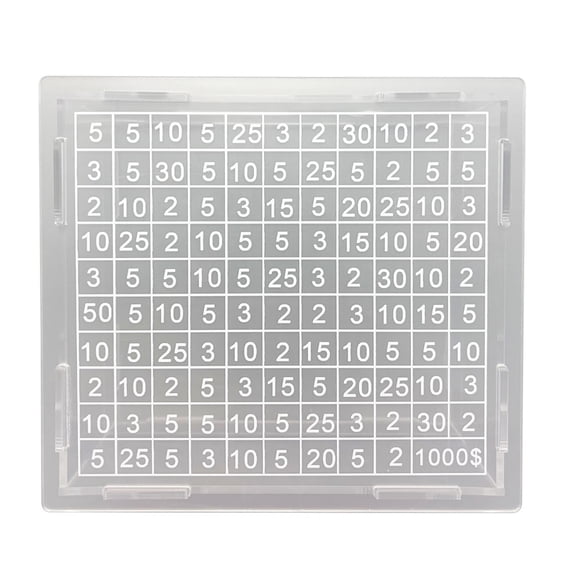 Qholemyo Portable Number Counting Money Jar Savings Box For Adults And Kidss Coin Cash Storage