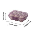 thumbnail image 1 of Qholemyo Portable Stackable Airtight Food Storage Containers With Lids Food Grade Kitchen Refrigerator Household Preservation Box, 1 of 5
